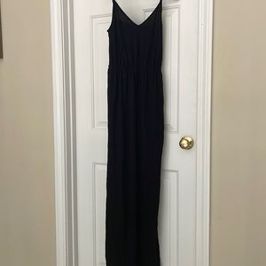 Black Maxi Dress New Look Simple Comfy Cotton/Modal Small/6